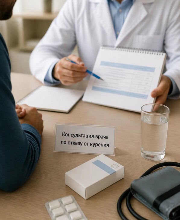 Консультация врача по отказу от курения для взрослых в Киселёвске